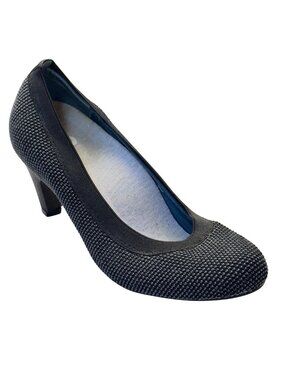BETABRAND Women’s Shoes Late To The Gate Gray Pumps Gel Insole Heels Size 7M